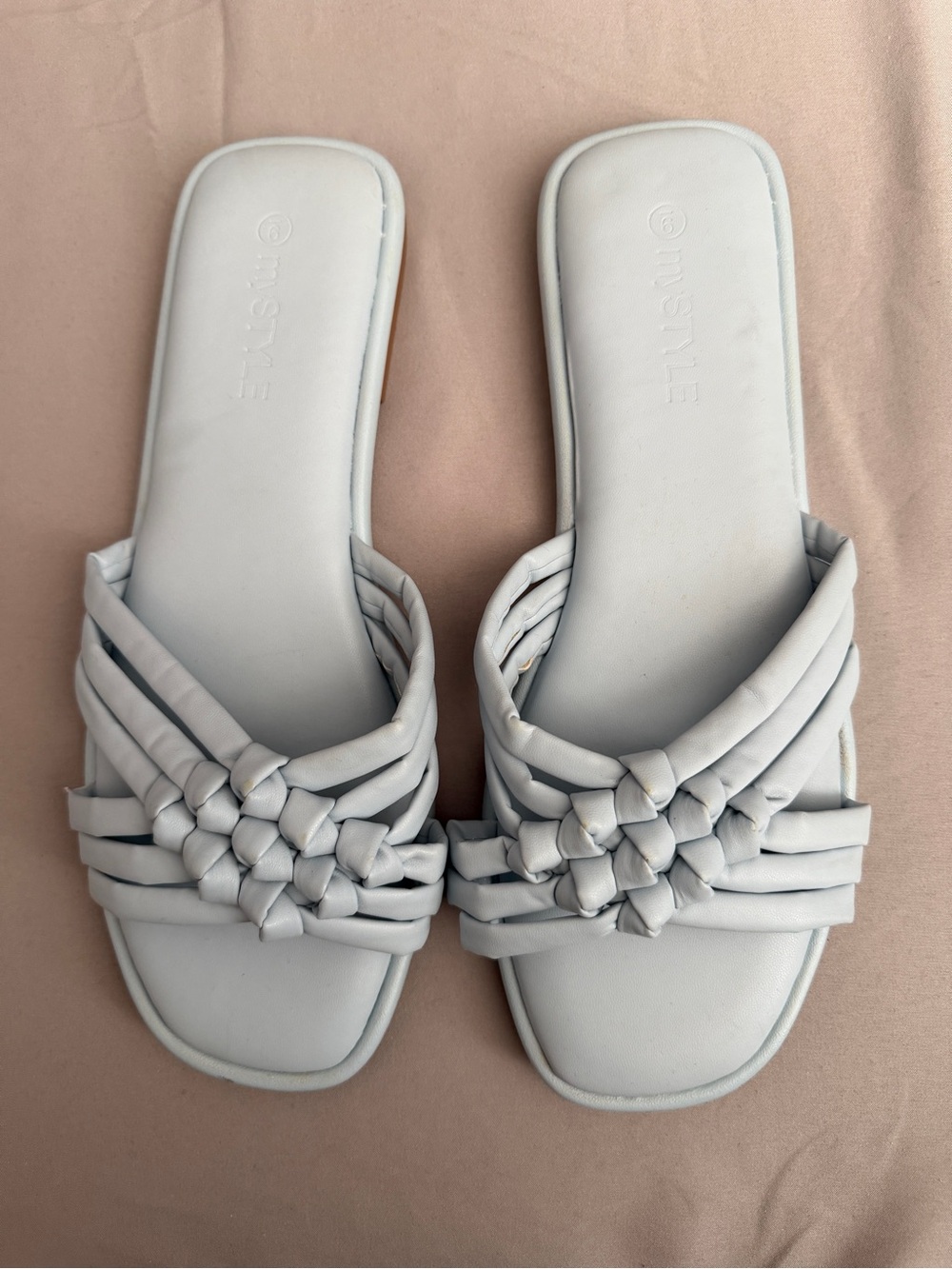 My Style Light Blue Slippers Size 9 … NWOT